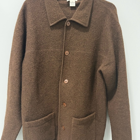Barneys New York Other - Barneys New York Chocolate Wool Jacket